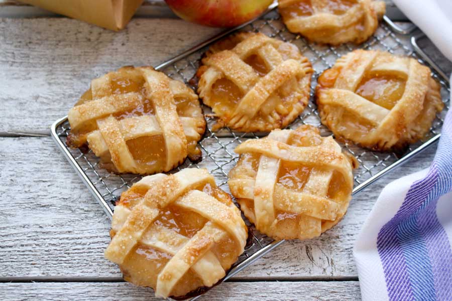 Easy Mini Apple Cheddar Pies Recipe | Retire And Journey