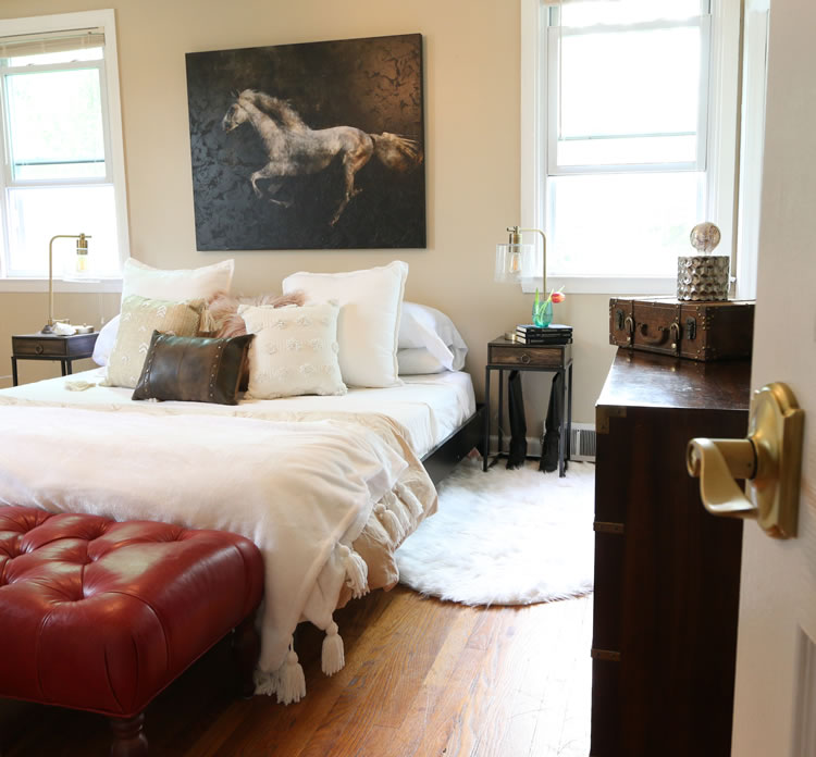 Master Bedroom Makeover Refresh | www.onbetterliving.com