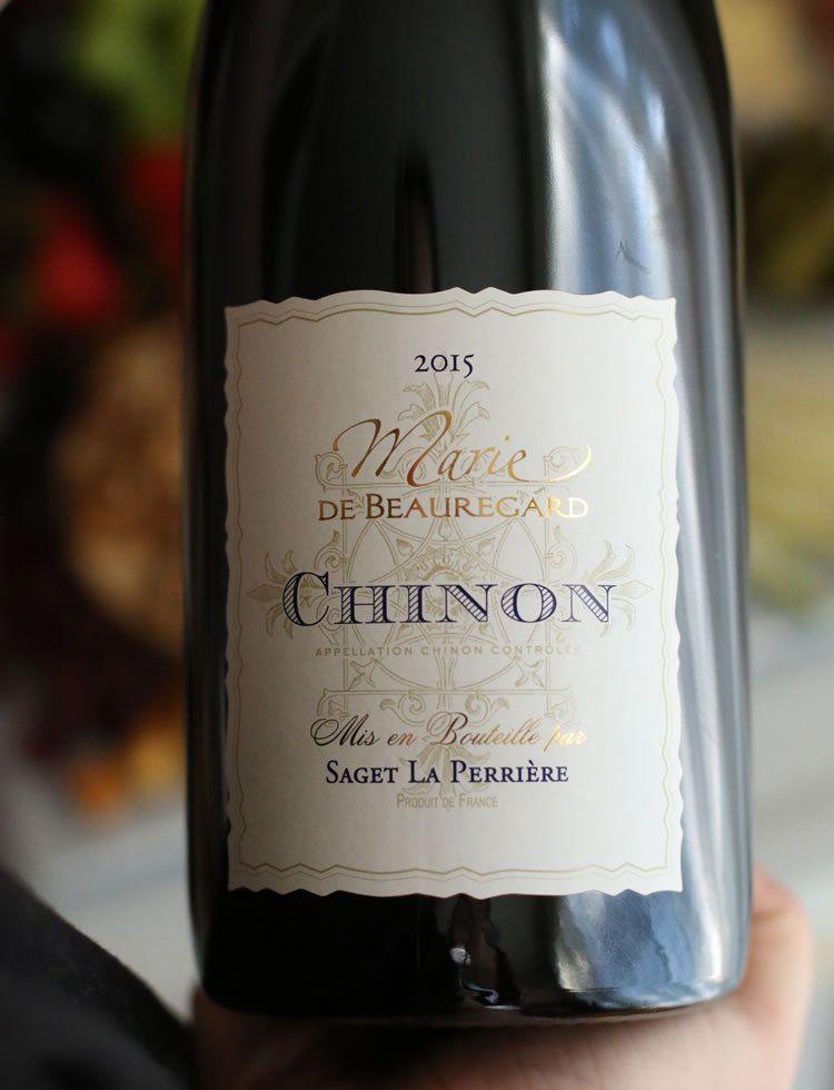 Saget la Perriere Marie de Beauregard Chinon 2015 - Cabernet Franc Wine