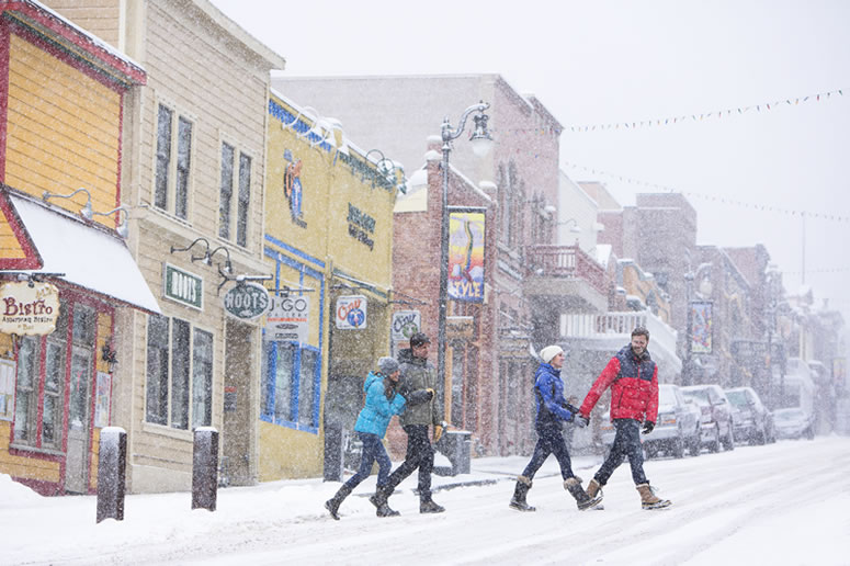 Historic Main Street in Park City ,Utah