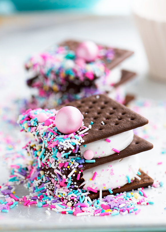 Marshmallow Sprinkle Sandwiches