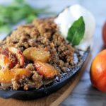 Nectarine Crisp Recipe | www.onbetterliving.com