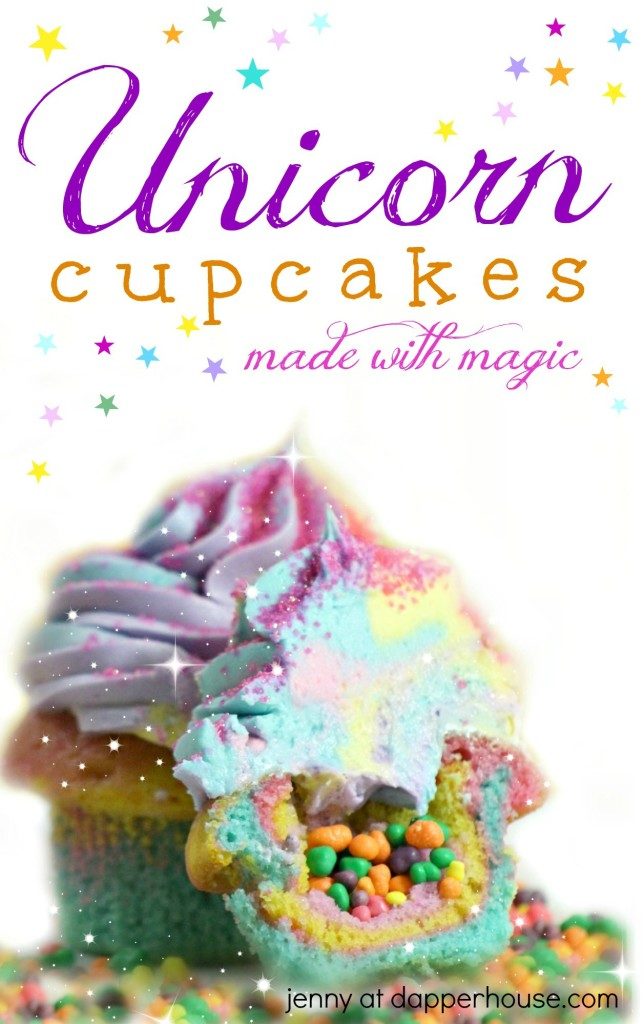 Rainbow Unicorn Cupcake