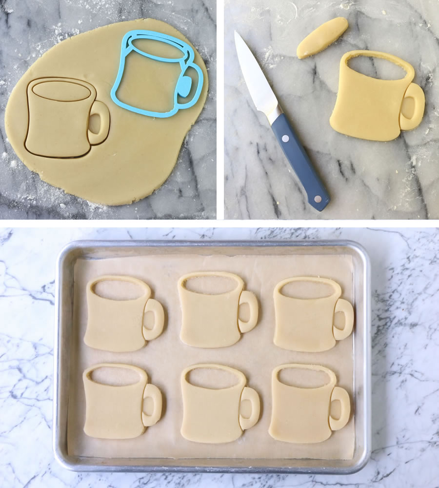 Coffee Mug Cookie Tutorial | https://onbetterliving.com