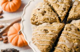 pumpkin scone recipe with maple glaze