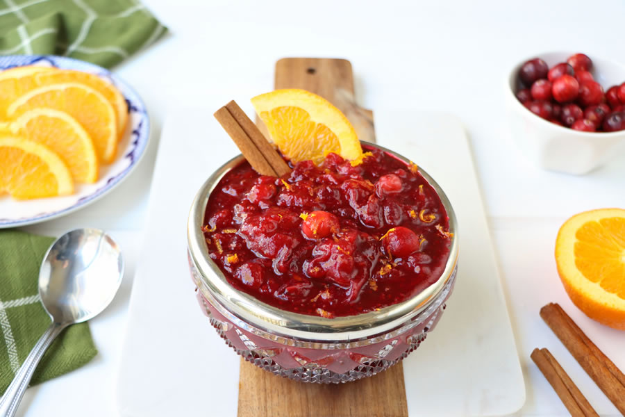 low carb sugar free cranberry sauce 