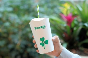 Shamrock Cups reduce plastic waste